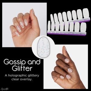 Color Street Nail Polish Strips: Gossip and Glitter